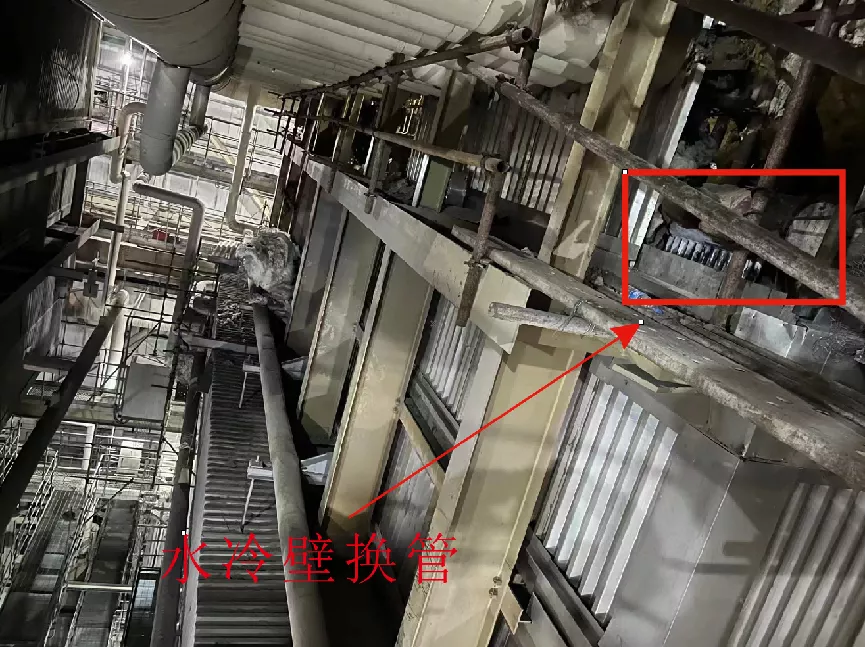 水冷壁换管焊口射线检测